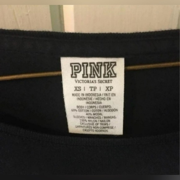 VS PINK Bling y2k tee- like new X-small - Picture 7 of 8